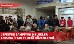 Lefke'de Sampiyon Melekler anısına iftar yemeği düzenlendi