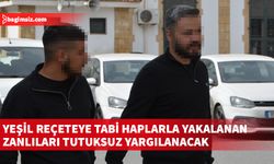 Ev ve arabalarında toplam 522 adet yeşil reçeteye tabi hap bulunan zanlılar teminata bağlandı