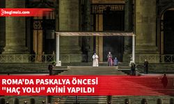 Kolezyum önünde ayin yapıldı