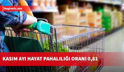 Kasım ayı hayat pahalılığı açıklandı...