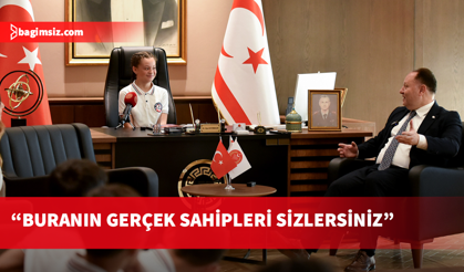 Öztürkler, makamını Şht. Yalçın İlkokulu öğrencisi Rana Dalay'a devretti