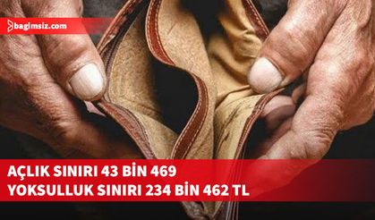 Açlık ve yoksulluk sınırı açıklandı...
