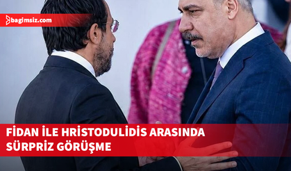 Hakan Fidan ile Nikos Hristodulidis Paris’te görüştü