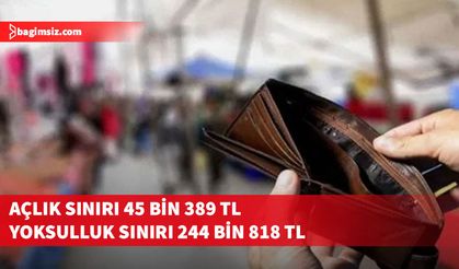 Temmuz ayı açlık ve yoksulluk sınırı açıklandı