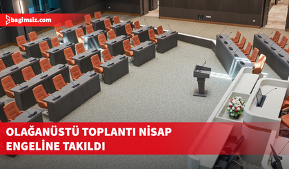 Olağanüstü toplantı nisap engeline takıldı