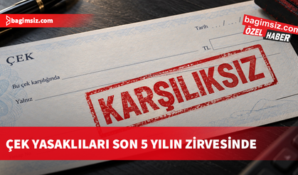 KKTC Merkez Bankası’nın verilerine göre, 2026’nın ilk yarısında çek yasağına takılanlar hızlı arttı