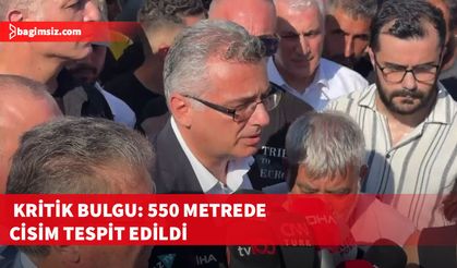 Cumhurbaşkanı Erhürman: 550 metre derinlikte cisim tespit edildi