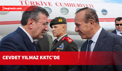 Türkiye Cumhurbaşkanı Yardımıcısı Yılmaz, KKTC'ye geldi
