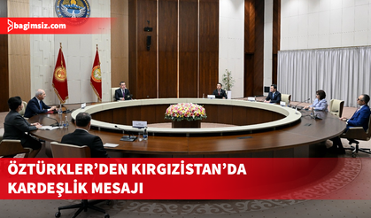 Öztürkler, Kırgızistan Cumhurbaşkanı Caparov ile Meclis Başkanı Mamataliev ile görüştü