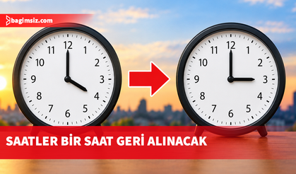Yaz saati uygulaması 25 Ekim’de sona erecek