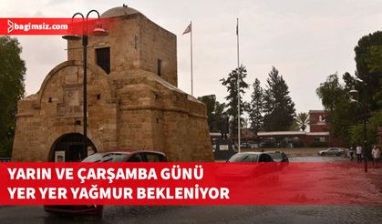 Yarın ve çarşamba günü yağış ve ardından rüzgar bekleniyor