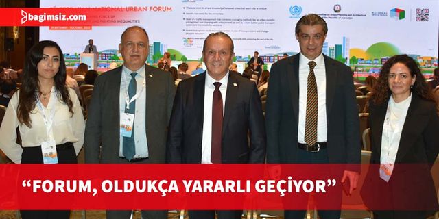 Başbakan Yardımcısı Ataoğlu Azerbaycan’da Şehir Planlama Forumu’na katıldı