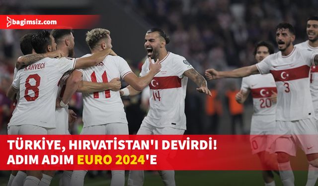 EURO 2024 Elemeleri D Grubu altıncı maçında Türkiye ile Hırvatistan karşı karşıya geldi