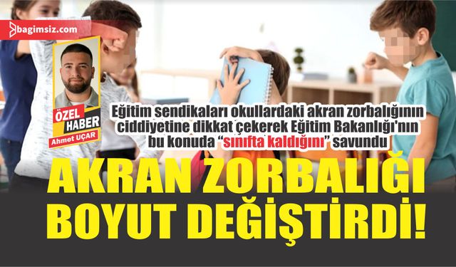 Akran zorbalığı boyut değiştirdi!