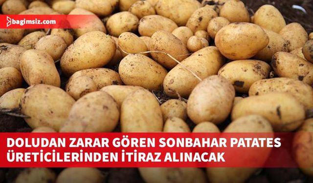 Komitesi Raporunda Kutrafa köyünde meydana gelen doludan patates ürünün zarar gördüğü açıkladı