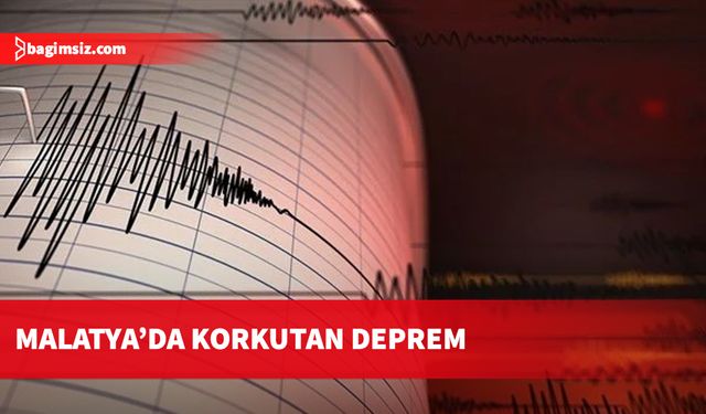 Malatya'da 5,9 büyüklüğünde deprem