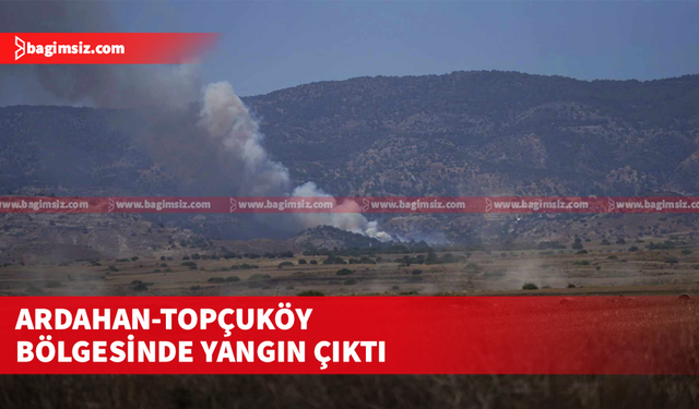 Son dakika! Ardahan-Topçuköy bölgesinde yangın çıktı