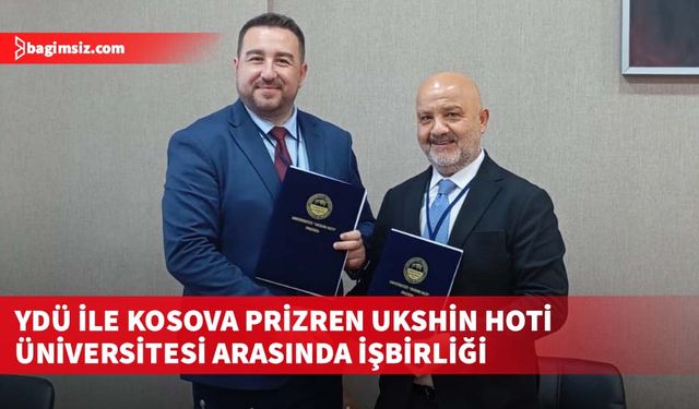 Yakın Doğu Üniversitesi ile Kosova Prizren Ukshin Hoti Üniversitesi arasında iş birliği protokolü imzalandı