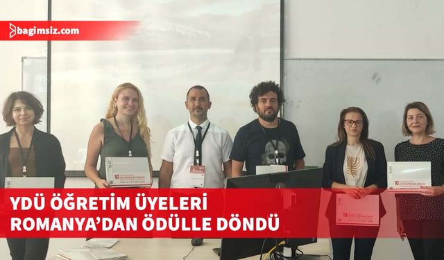 Yakın Doğu Üniversitesi Öğretim Üyeleri Romanya’dan ödülle döndü