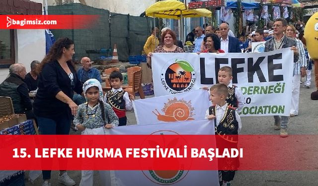 15. Lefke Hurma Festivali başladı