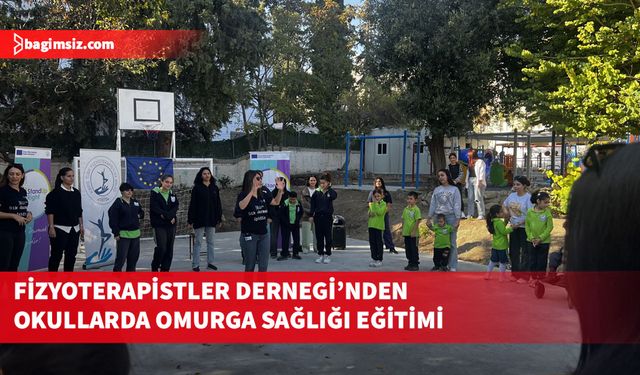 Kıbrıs Türk Fizyoterapistler Derneği, okullarda omurga sağlığı eğitimi verdi