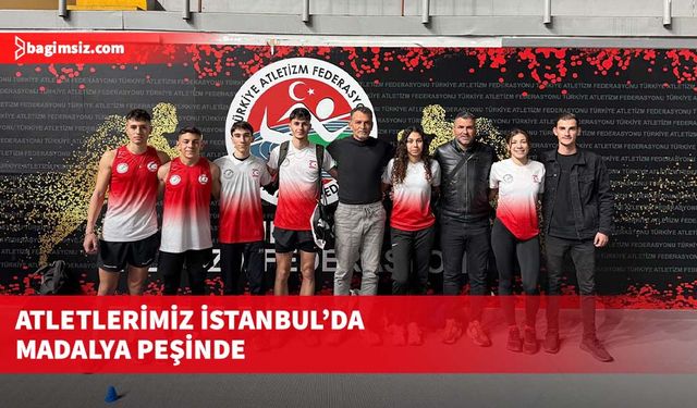 KKTC Atletizm Federasyonu kafilesi, İstanbul’da Türkiye U20 Salon Şampiyonası’na katılıyor