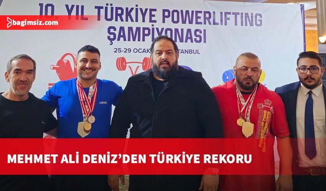 Mehmet Ali Deniz’den Türkiye rekoru