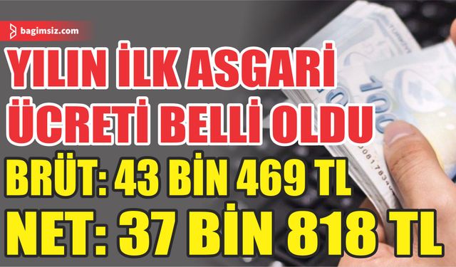 2025 yılının ilk asgari ücreti oy çokluğu ile belirlendi!