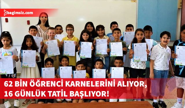 İlk ve orta dereceli okullar için yarın karne günü