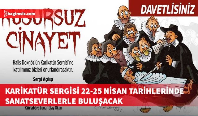 Prof. Dr. Halis Dokgöz “Kusursuz Cinayet” kitabı imza günü ve karikatür sergisi nisan ayında KKTC’de yapılacak