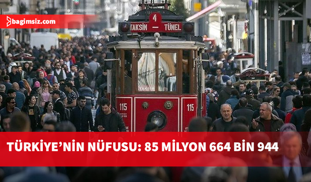 Türkiye'nin 2024 nüfusu açıklandı