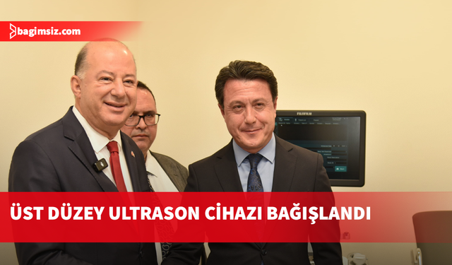 Türkiye İş Bankası Acil Durum Hastanesi'ne ultrason cihazı bağışladı