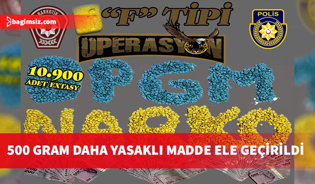 "F Tipi Operasyon" kapsamında 1.260 adet daha yasaklı madde ele geçirildi