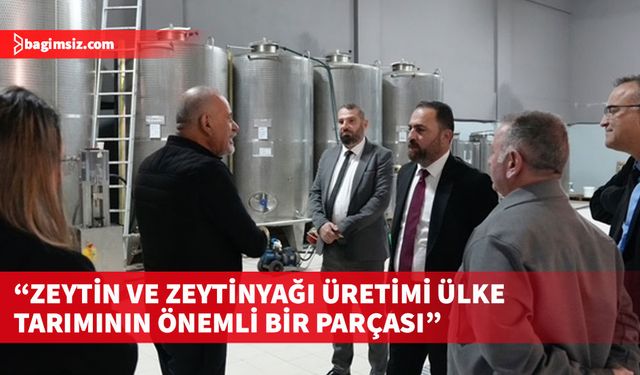 Tarım Bakanı Çavuş, Yeşil Lefke Zeytin ve Zeytinyağı Fabrikası’nı ziyaret etti