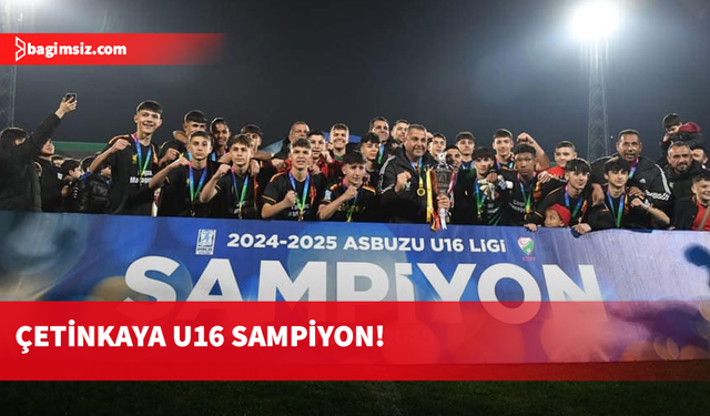 Asbuzu U16 Ligi şampiyonu Çetinkaya