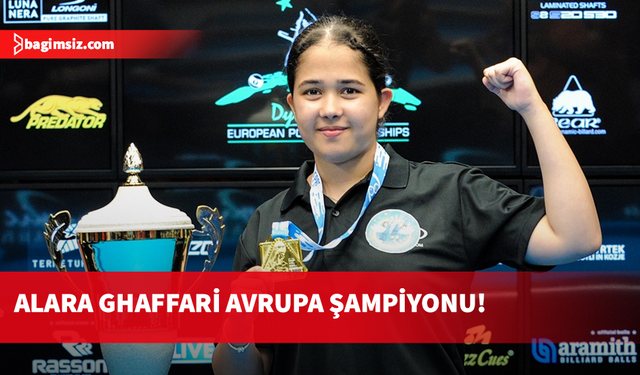 Alara Ghaffari Avrupa Şampiyonu oldu!