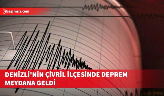 Denizli'de 3,9 büyüklüğünde deprem