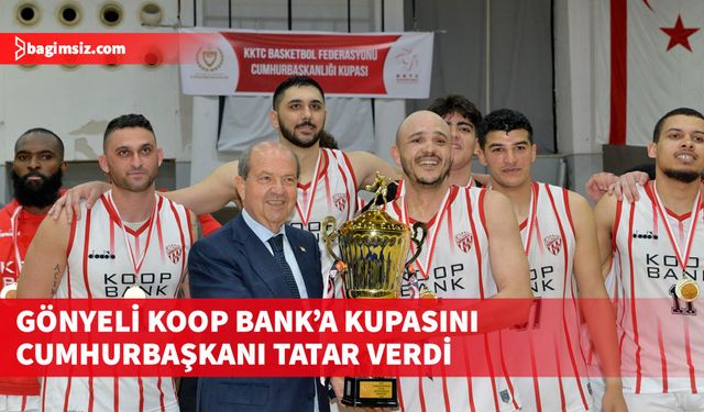 Cumhurbaşkanı Tatar, Cumhurbaşkanlığı Kupası basketbol final karşılaşmasını izledi
