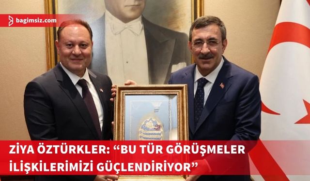 Cevdet Yılmaz, Başkan Öztürkler’i Yeni Makam Odasında Ziyaret Etti