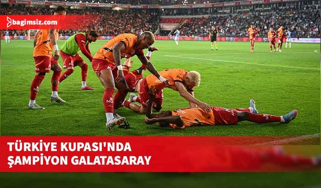 Türkiye Kupası'nda şampiyon Galatasaray