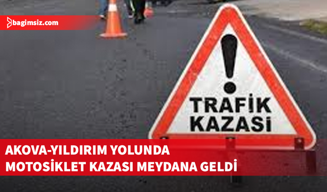 Motosiklet kazası: bir kişi ağır yaralandı