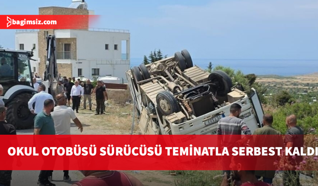 Yenierenköy’deki kazada okul otobüsü sürücüsü teminatla serbest kaldı
