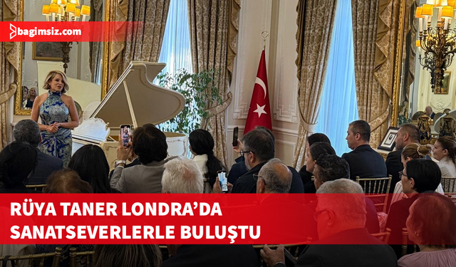 Piyanist Rüya Taner, Londra’da konser verdi