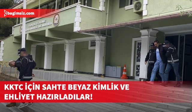 Uşak’ta KKTC için sahte ehliyet ve kimlik hazırlayan iki kişi tutuklandı