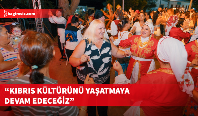 Mehmetçik Üzüm Festivali'nde dün akşam Kıbrıs Gecesi yapıldı