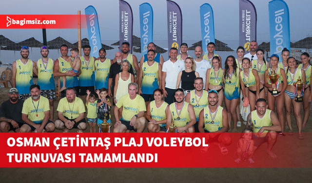 Osman Çetintaş Plaj Voleybol turnuvası tamamlandı