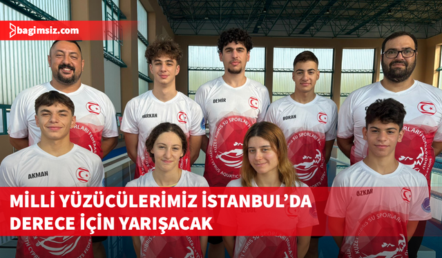 Kuzey Kıbrıs Yüzme Milli Takımı İstanbul’da Yüzme Şampiyonası’na katılacak