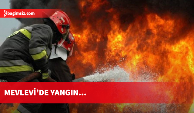 Mevlevi’de Narenciye Bahçesinde Yangın
