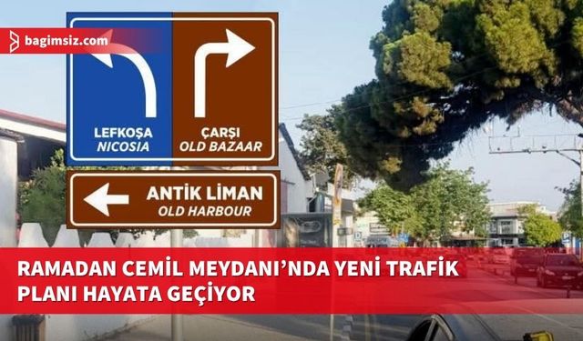 Ramadan Cemil Meydanı yön tabelaları pazartesi monte edilecek