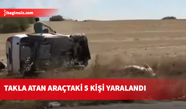 Girne-Lefkoşa Anayolu'nda kaza: 5 kişi yaralandı